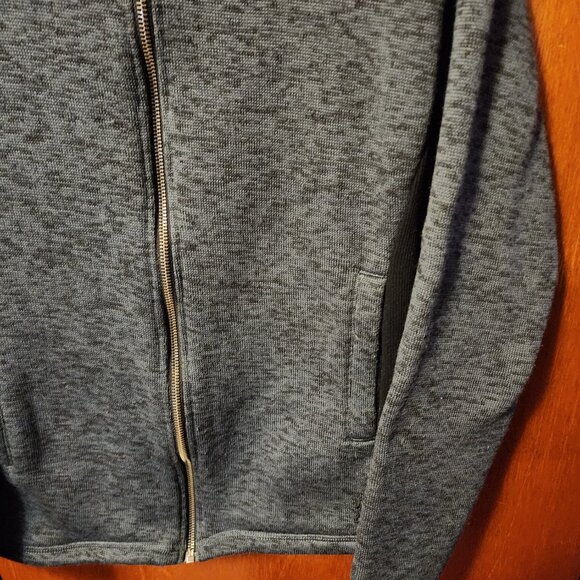 Women's Medium Browning Blue Fleece Lined Mock Neck Full Zip Jacket - Picture 5 of 10